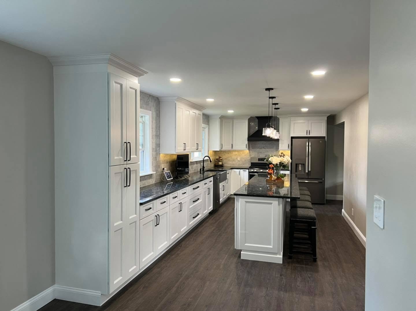 Open family kitchen, kitchen renovation by Next Gen K Designs