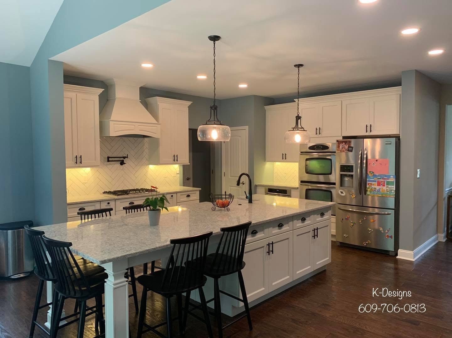 Custom galley kitchen, kitchen renovation by Next Gen K Designs